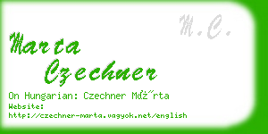 marta czechner business card